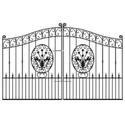 Blenheim 7' (2.13m) Wrought Iron Estate Gates