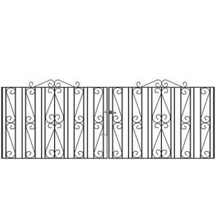 Buckingham 3' (92cm) Wrought Iron Drive Gates