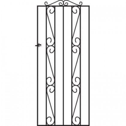 Clifton 6' (1.83m) Wrought Iron Side Gate