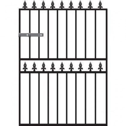 Warwick 4' (1.22m) Wrought Iron Garden Gate