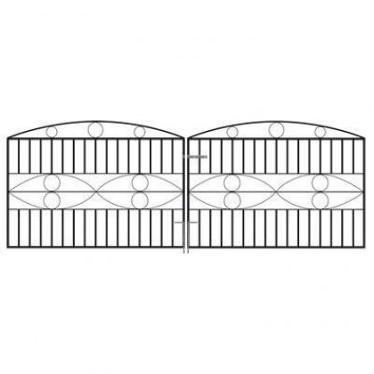 Monaco 3' 6" (1.07m) Wrought Iron Driveway Gates