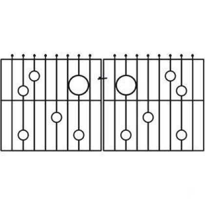 Rembrandt 3' (92cm) Wrought Iron Drive Gate