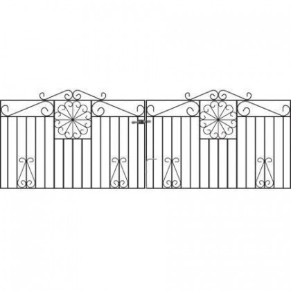 Regent 3' (92cm) Wrought Iron Drive Gates