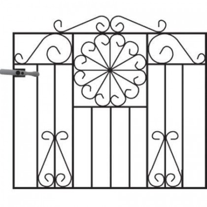 Regent 3' (92cm) Wrought Iron Garden Gate