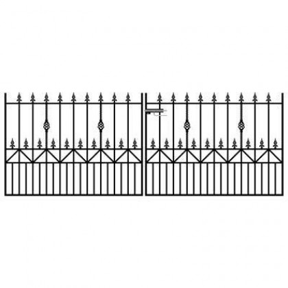 Royal Ascot 4' (1.22m) Wrought Iron Driveway Gates