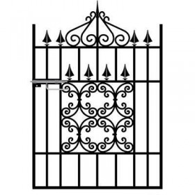 Royal Windsor4' (1.22m) Wrought Iron Garden Gates