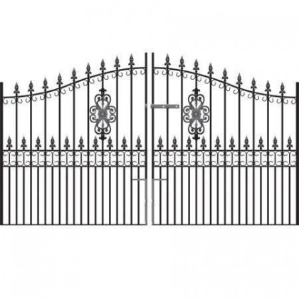 Royal Premier 6' (1.83m) Wrought Iron Estate Gates