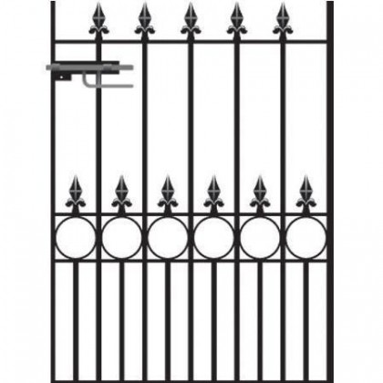 Royal Victoria 4' (1.22m) Wrought Iron Garden Gate