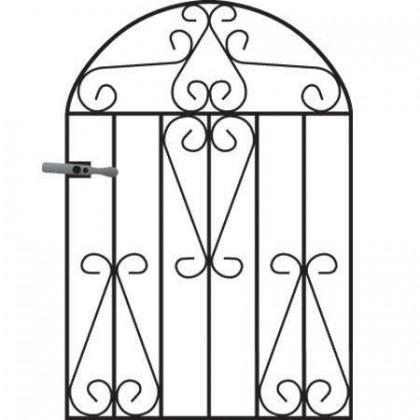Winchester 4' (1.22m) Wrought Iron Garden Gate