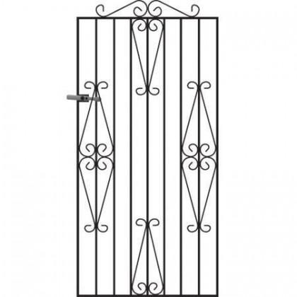 Winchester 6' (1.83m) Wrought Iron Side Gate