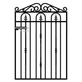 Windsor 4' (1.22m) Wrought Iron Garden Gate
