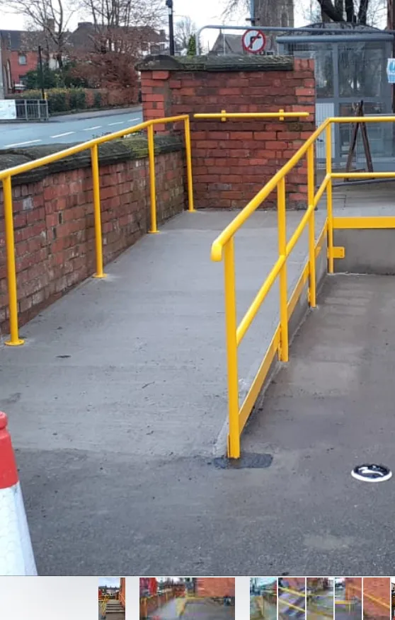 Handrails — example 12